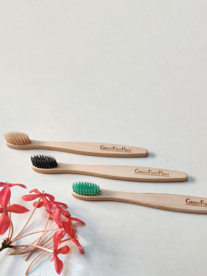 Personal CareNatural Bamboo Toothbrush - Pack Of 4GreenFootPrint