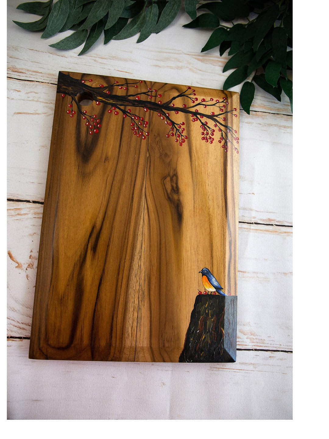 Table & DiningNature Inspired Teakwood Platter Chopping Board BrownDeco TalkFlourish Planet