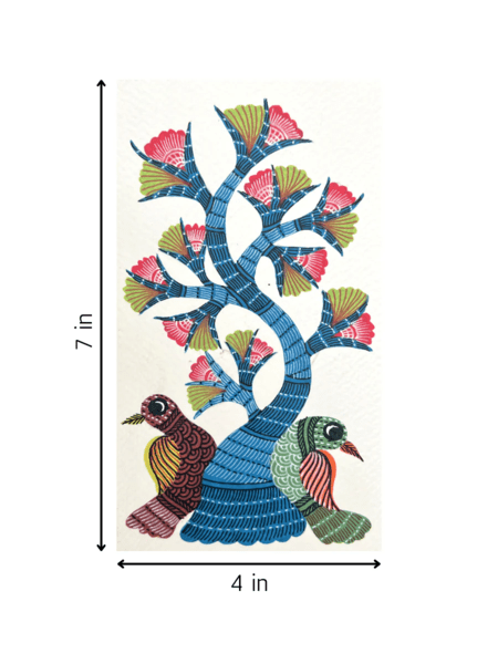 Home DecorNature’s Duet - Gond PaintingKailash PradhanFlourish Planet