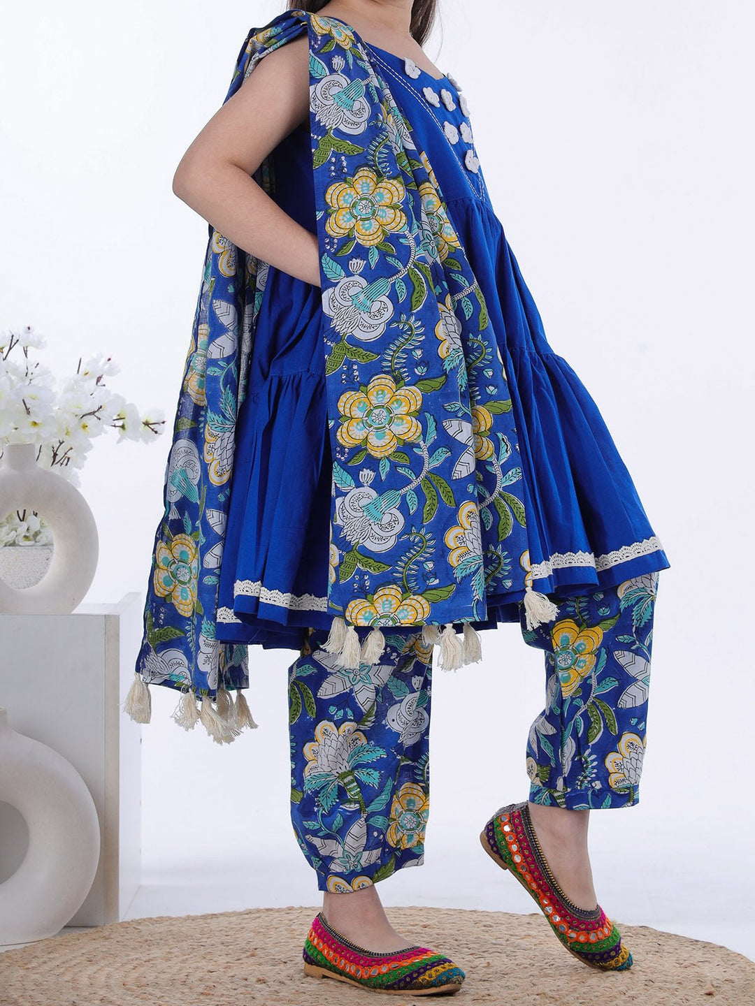 Suits & SetsNaz Cami - Kurta Set Royal BlueKalp