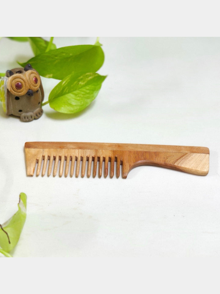 Personal CareNeem Wood Combs Handle And Dual Teeth Pack Of 2GreenFootPrint