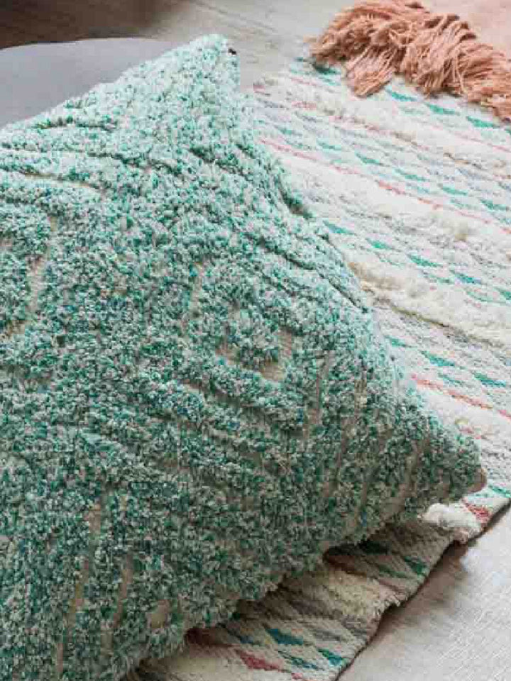 Bed and LivingNeo Nordic Tufted Nordic Cushion Cover GreenThe Greige Warp