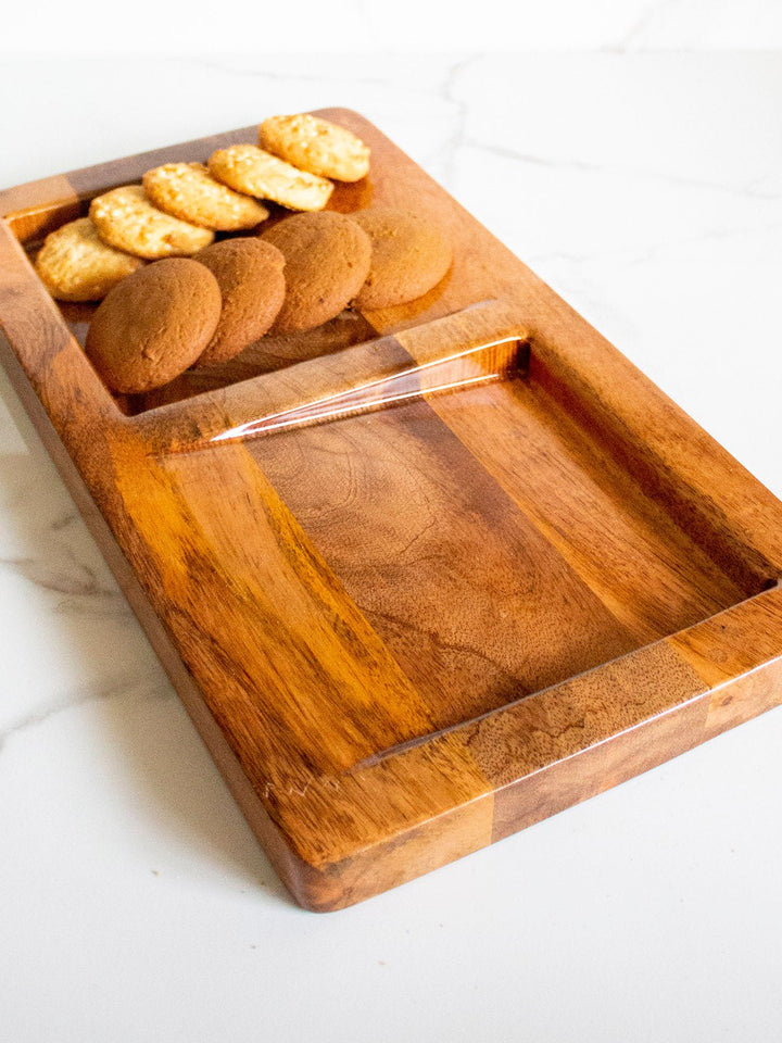 Table and DiningOblique Platter BrownByora Homes