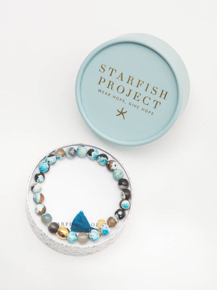 JewelryOcean Waves Stone BraceletStarfish Project