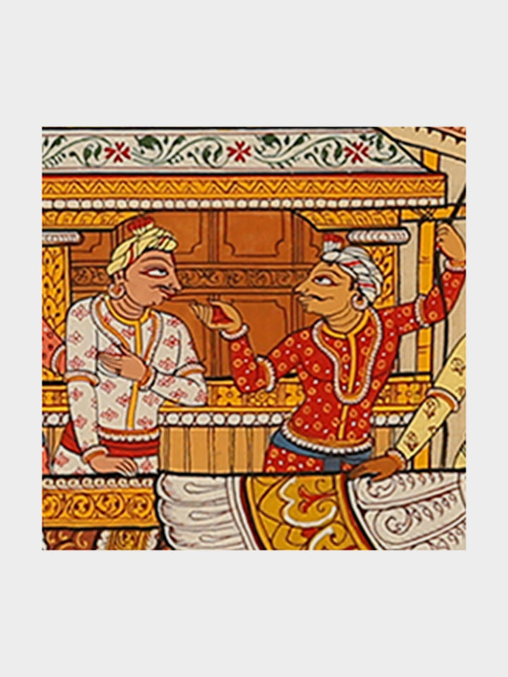 DecorOdisha Pattachitra on Silk: Bali JatraAravali