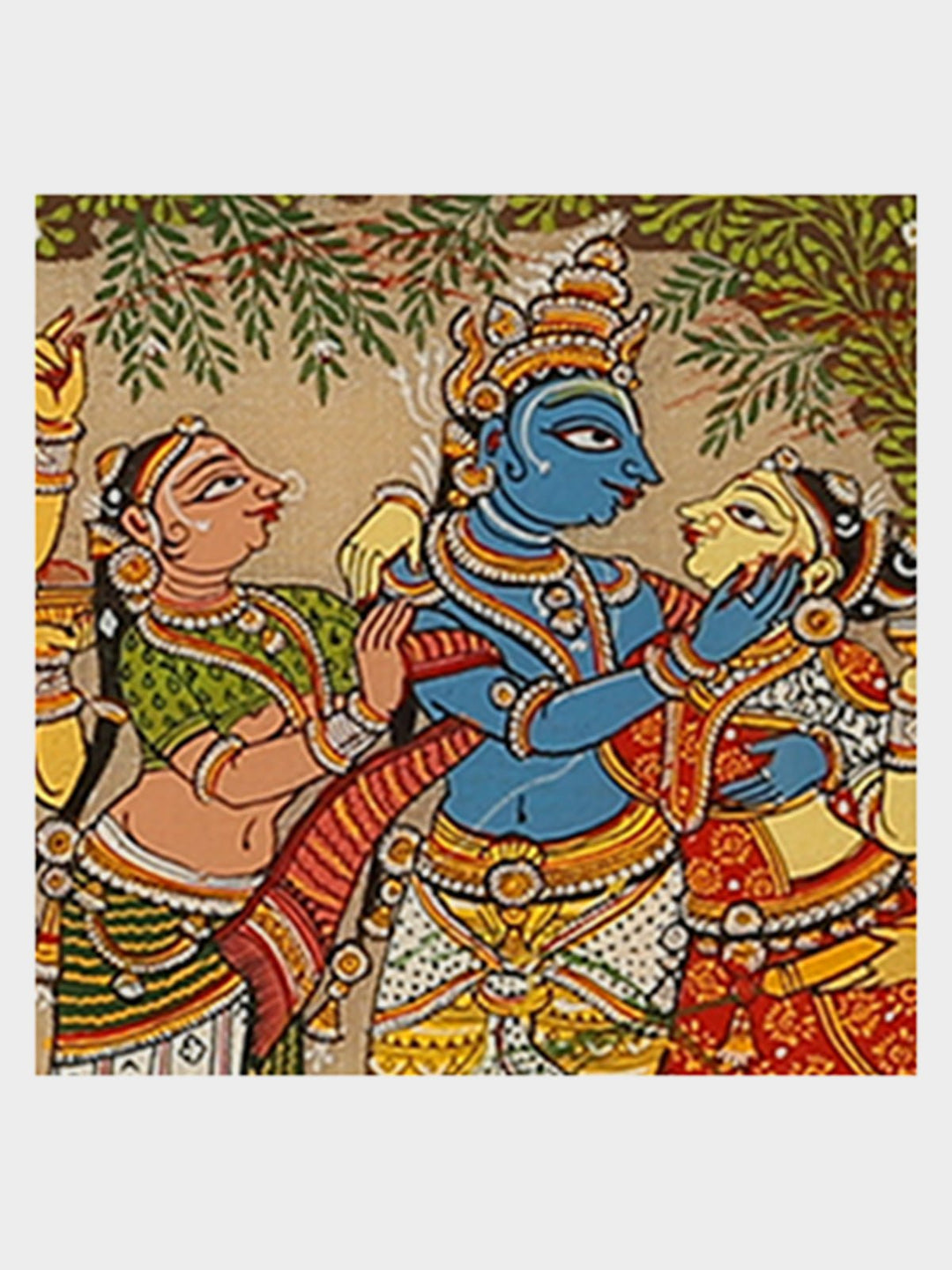 DecorOdisha Pattachitra on Silk: BasantAravali