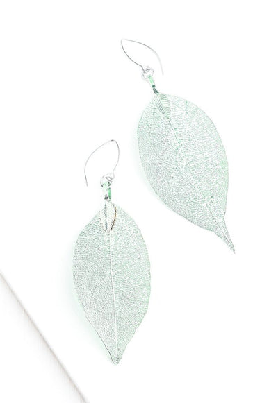 JewelryOne-of-a-Kind Leaf Earrings in Moss GreenStarfish Project