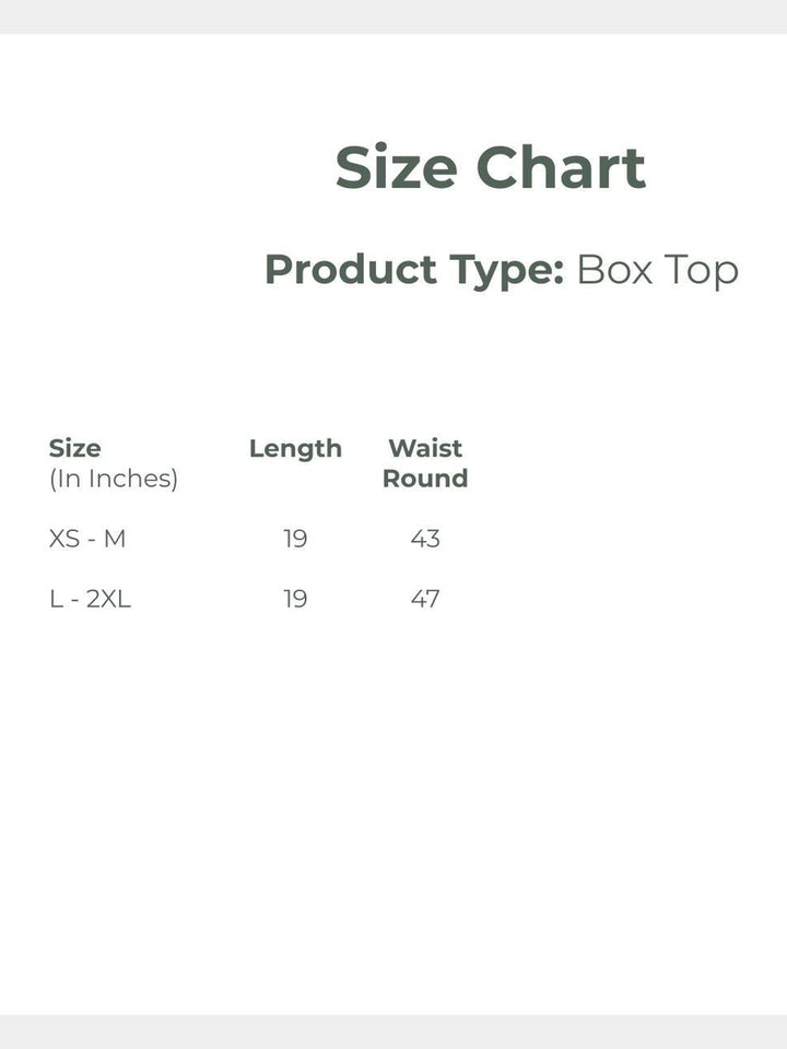 TopsOrganic Cotton Bagh Box Top BrownBageeya