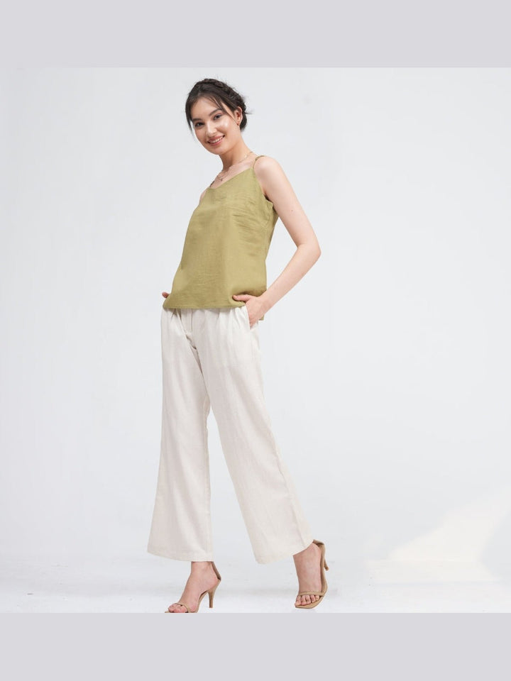 Co - ord SetOrganic Cotton Slip Top with Trousers Co - ords SetSaltpetre