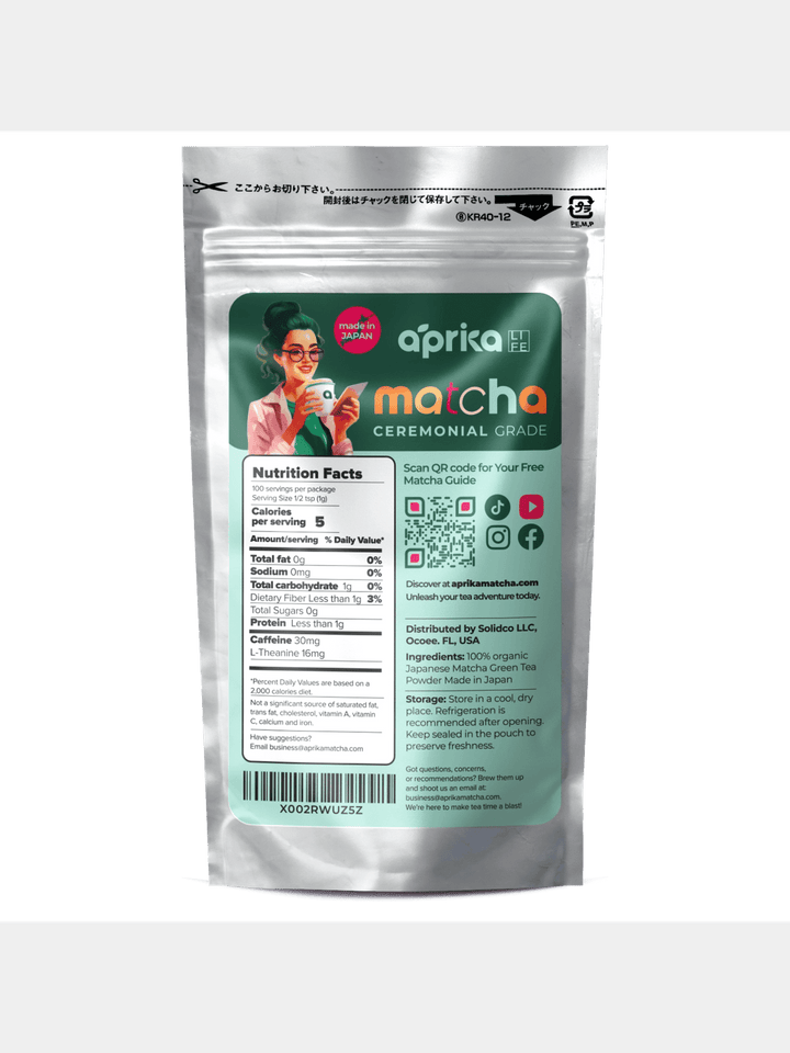 FoodOrganic Japanese Ceremonial Grade Matcha Green Tea PowderAprika Life