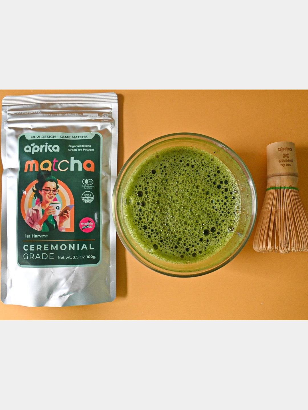 FoodOrganic Japanese Ceremonial Grade Matcha Green Tea PowderAprika Life