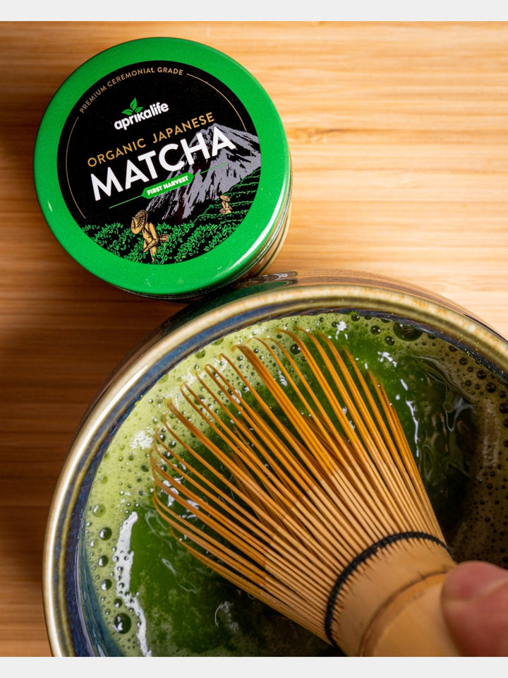 FoodOrganic Japanese Ceremonial Grade Matcha Green Tea PowderAprika Life