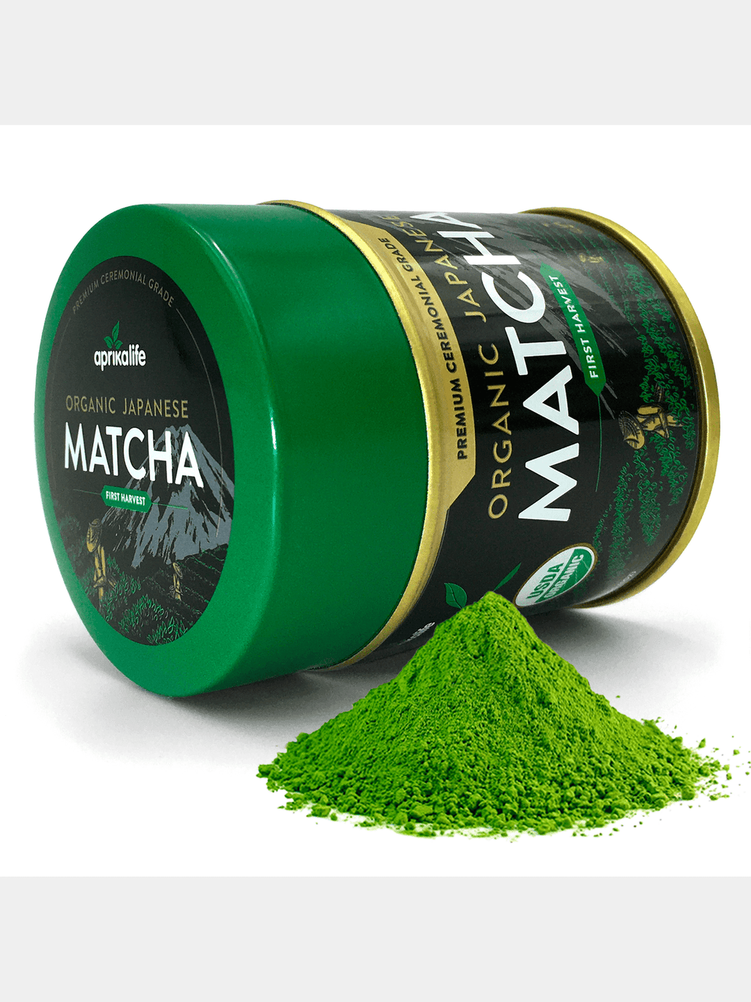 FoodOrganic Japanese Ceremonial Grade Matcha Green Tea PowderAprika Life