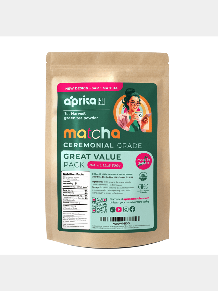 FoodOrganic Japanese Ceremonial Grade Matcha Green Tea PowderAprika Life