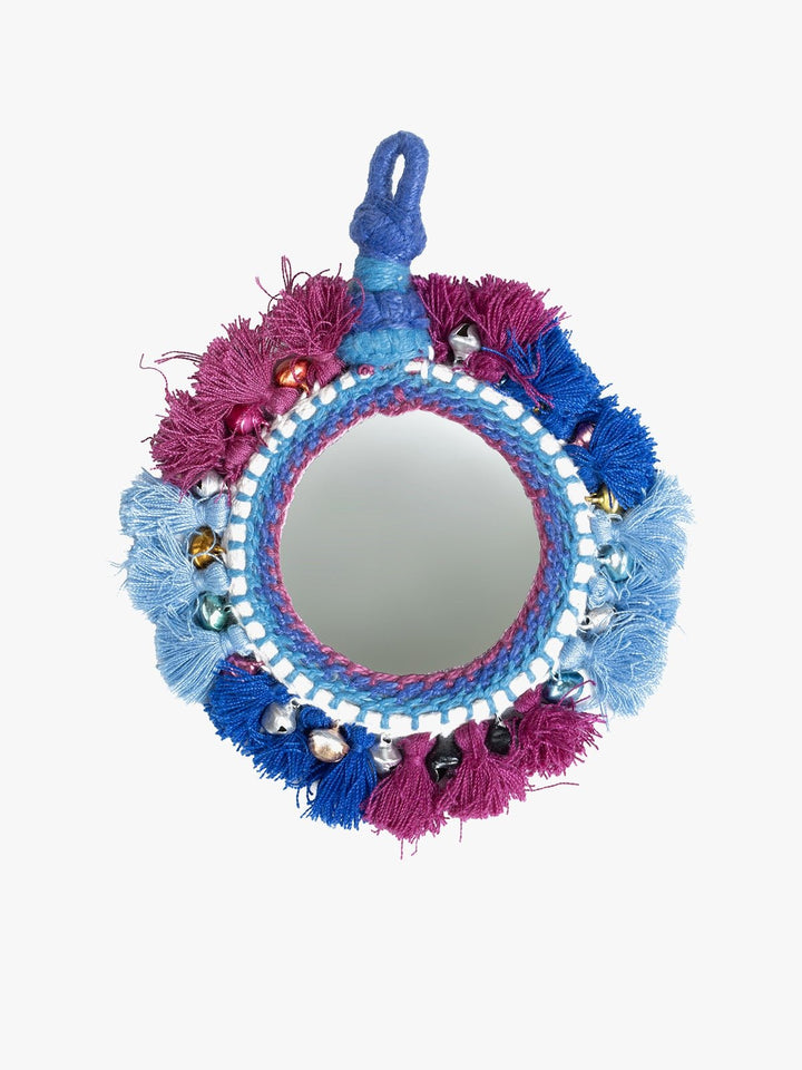 Home DecorPatwa Thread & Bead Decorative Hanging MirrorKaladoraFlourish Planet