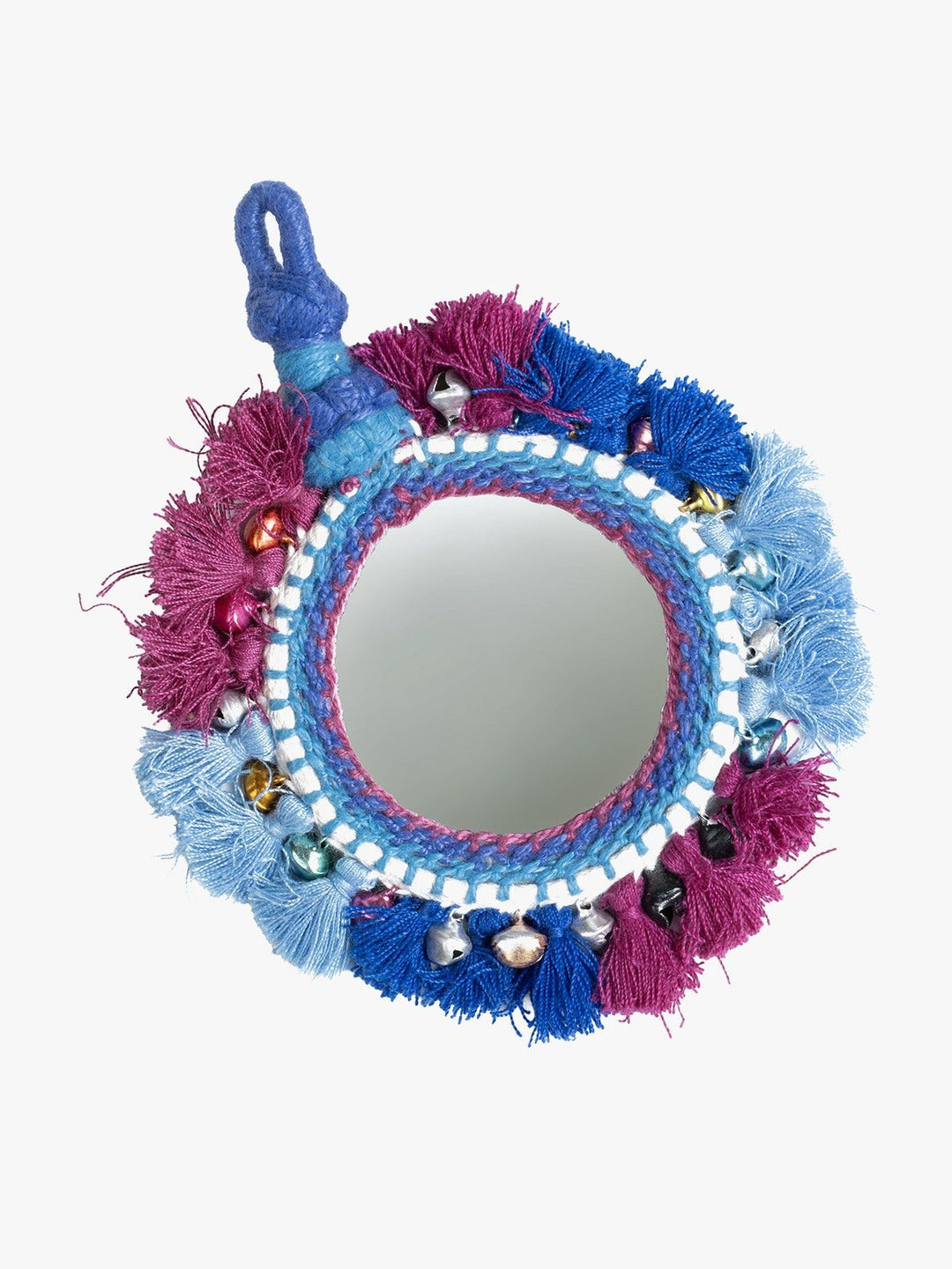 Home DecorPatwa Thread & Bead Decorative Hanging MirrorKaladoraFlourish Planet