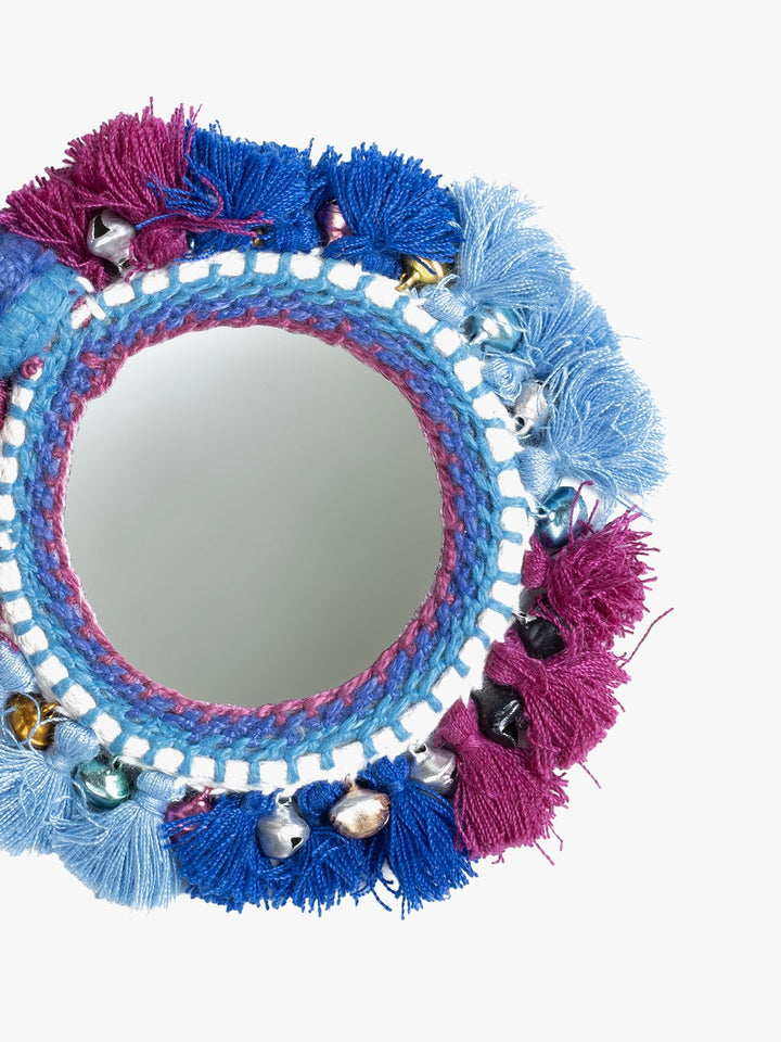 Home DecorPatwa Thread & Bead Decorative Hanging MirrorKaladoraFlourish Planet