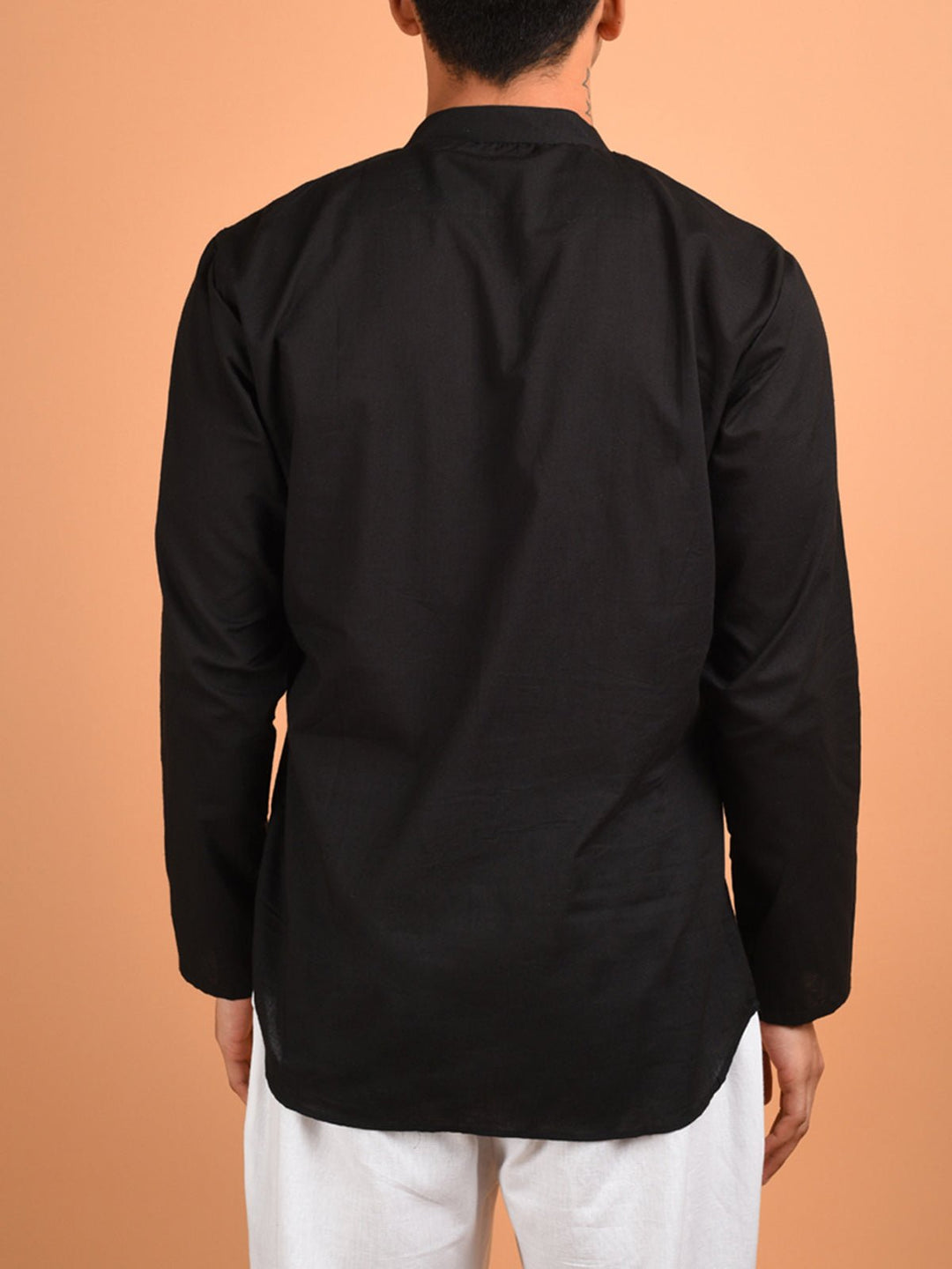 Shirts & T - shirtsPin Tuck Shirt Kurta BlackKalp