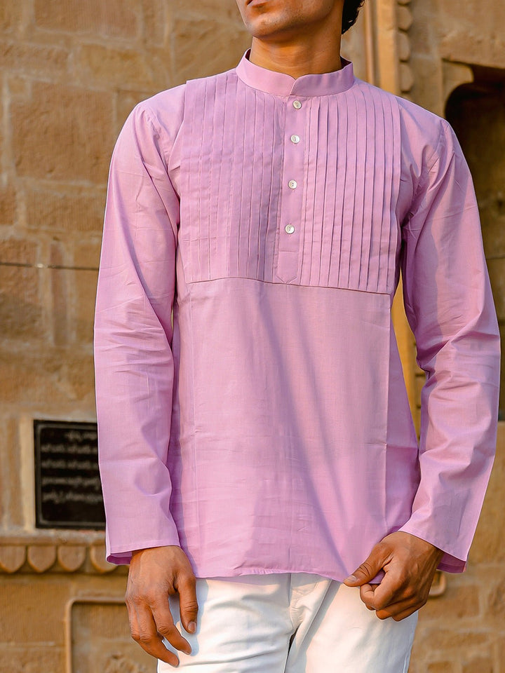 Shirts & T - shirtsPinktuck Short Kurta LavenderKalp