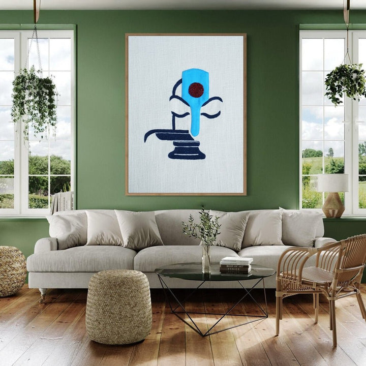 Home DecorPrakriti and Purusha: Lord Shiva and Mata Parvati Wall art UnframedVenusFlourish Planet