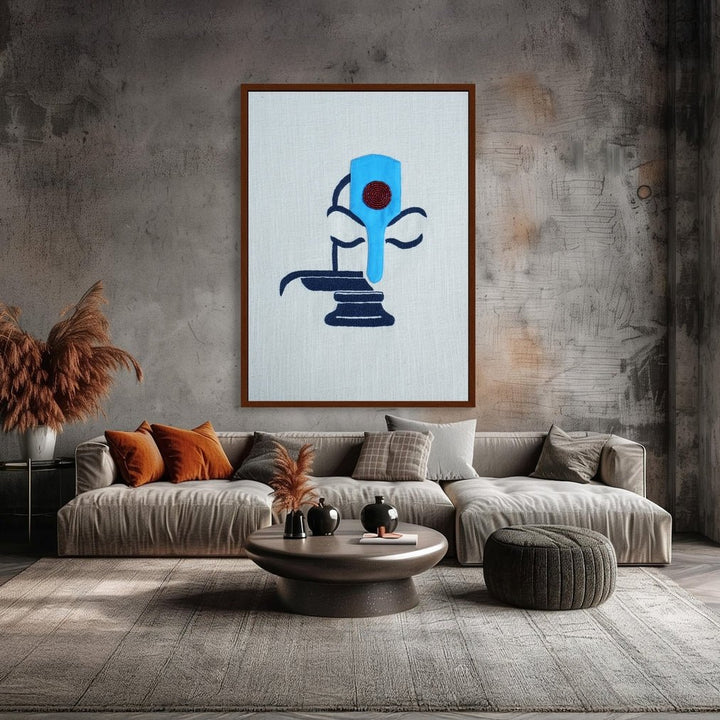 Home DecorPrakriti and Purusha: Lord Shiva and Mata Parvati Wall art UnframedVenusFlourish Planet