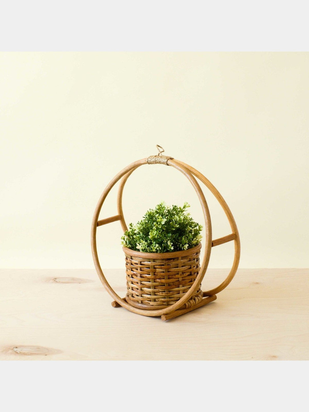 Home DecorRattan Round Hanging Planter | LIKHÂLIKHÂ