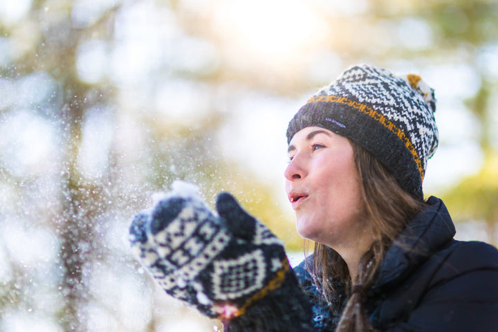 Yeti Mitten | charcoal grey/mustard XS