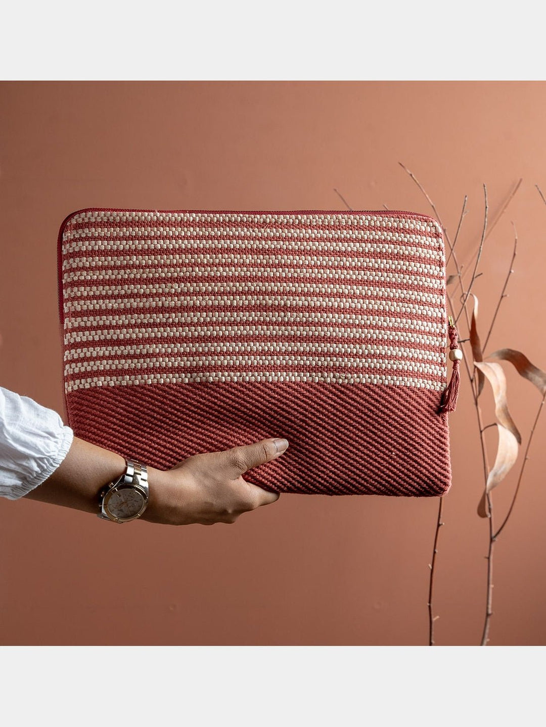 BagsRekha Hand - woven Laptop BagOne 'O' Eight KnotsFlourish Planet