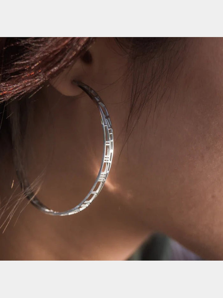 JewelryRestoring Justice Hoops - Stainless SteelMade for Freedom