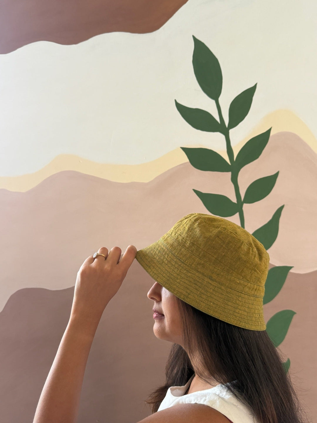 Personal AccessoriesReversible Bucket Hat – Olive Green & Mustard GreenTARI - The Loom TheoryFlourish Planet