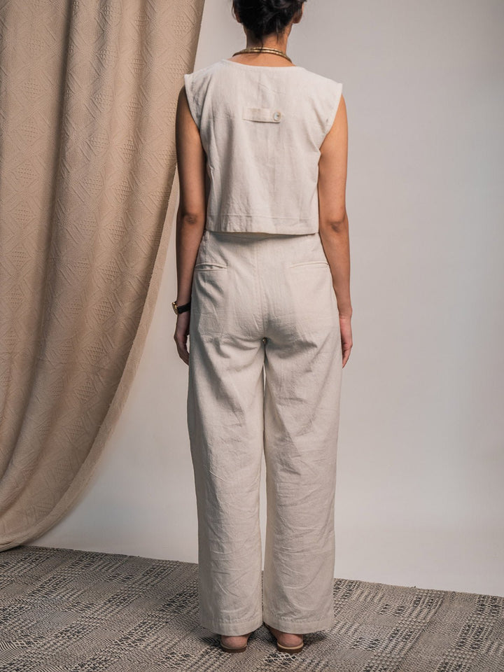 TopsRewind Cropped Blouse Off WhiteLafaaniFlourish Planet