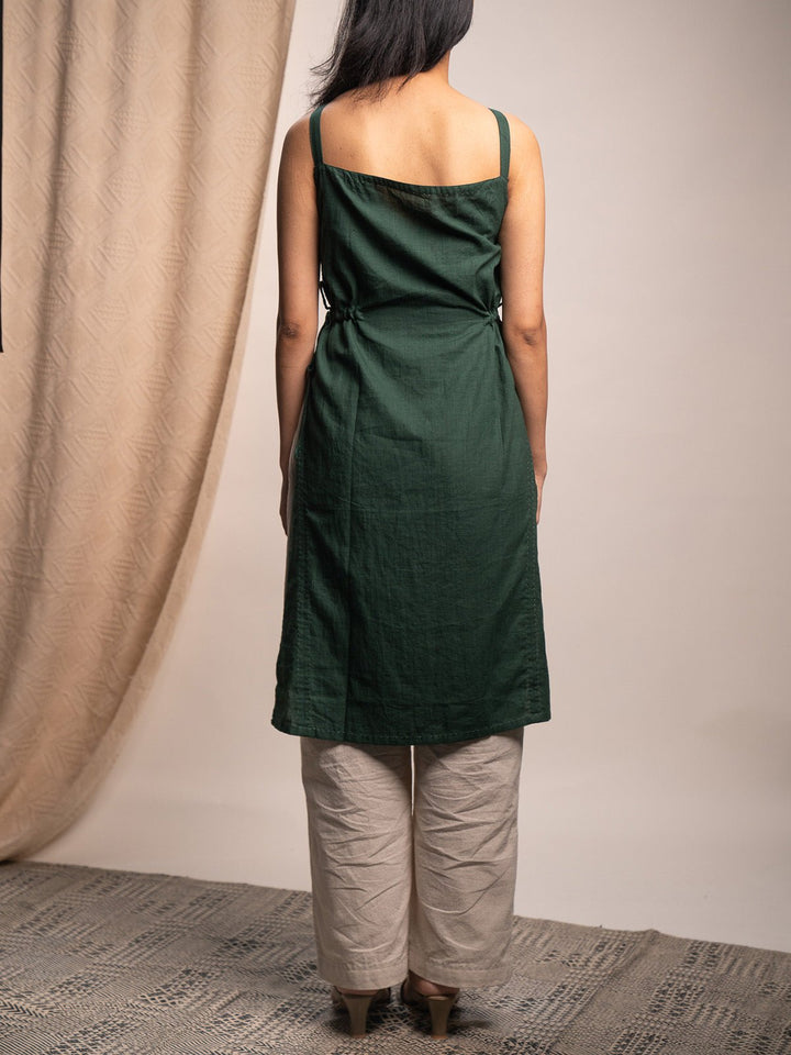 TopsRewind Side Slit Tunic GreenLafaaniFlourish Planet