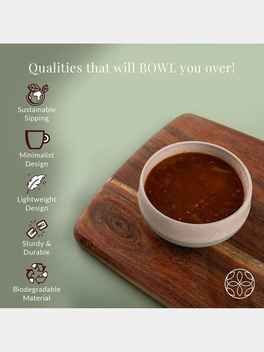 Table & DiningRice husk And Bamboo Fiber Soup Bowls With SpoonsIrida NaturalsFlourish Planet