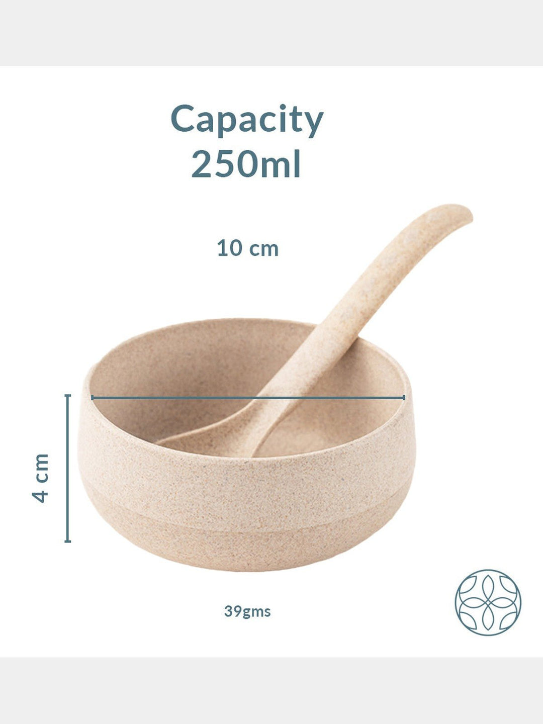 Table & DiningRice husk And Bamboo Fiber Soup Bowls With SpoonsIrida NaturalsFlourish Planet