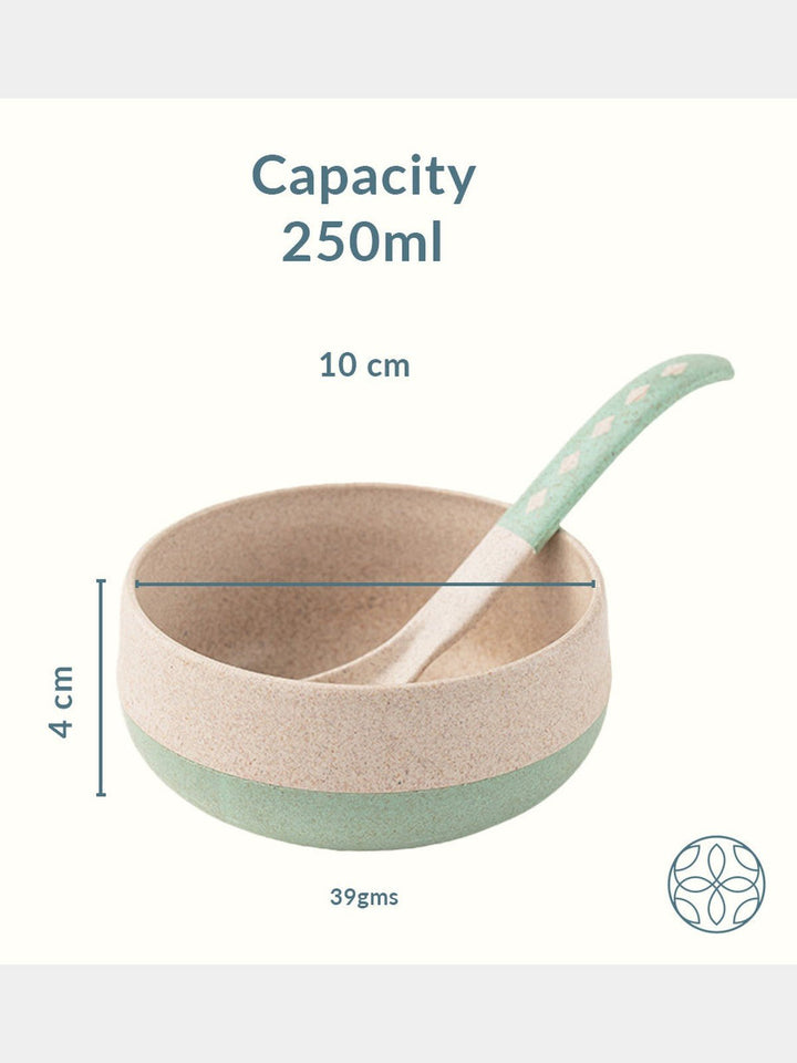 Table & DiningRice husk And Bamboo Fiber Soup Bowls With SpoonsIrida NaturalsFlourish Planet