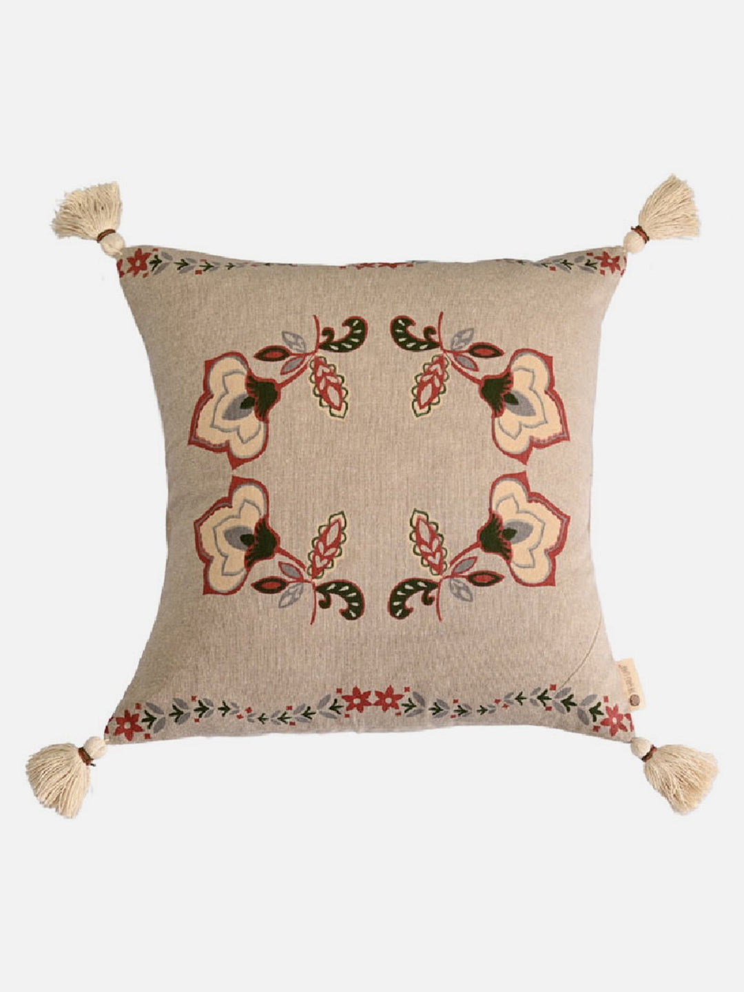 Bed and LivingRuhe Floral Printed Cushion Cover Multi ColourThe Greige Warp