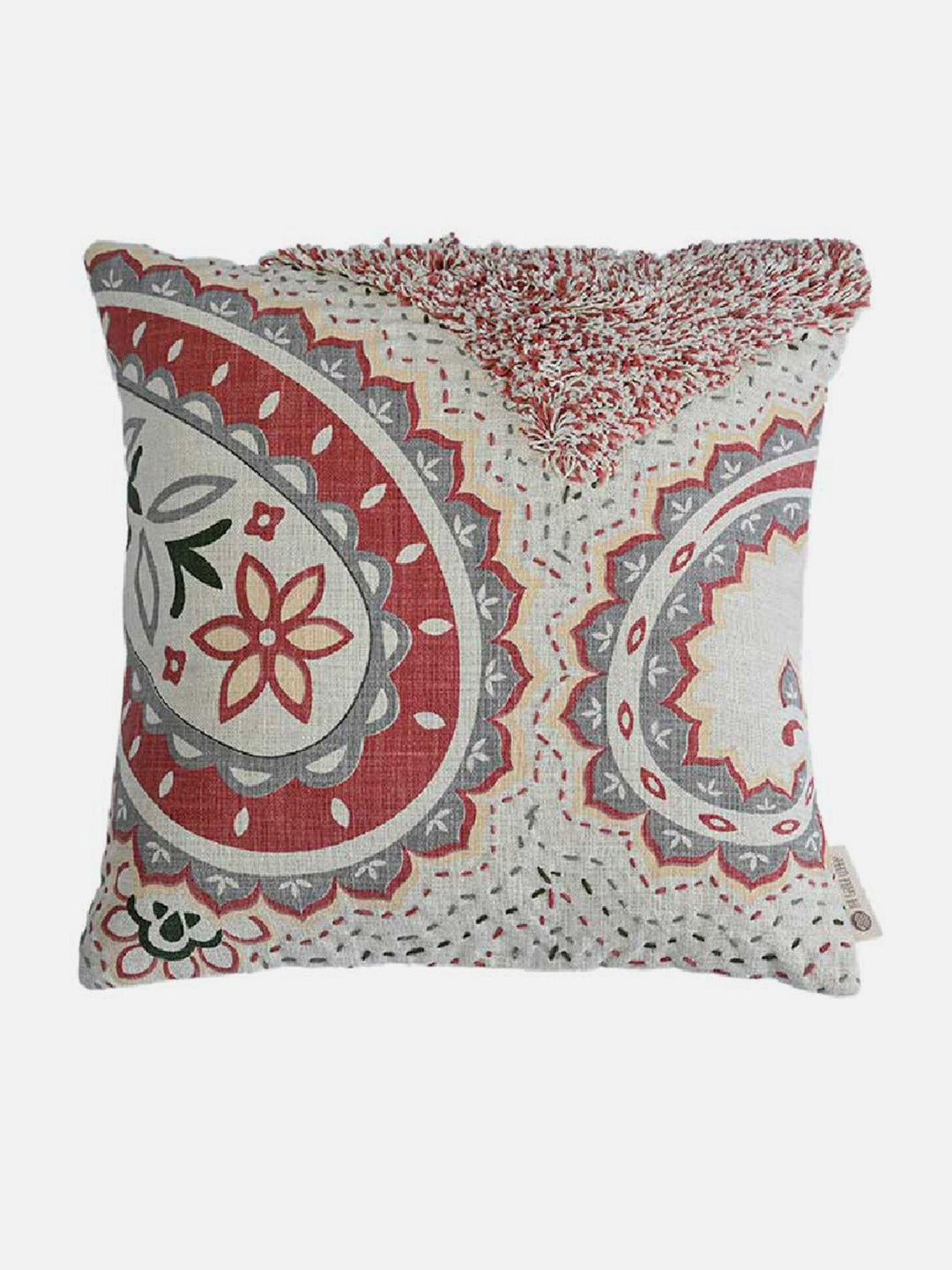 Bed and LivingRuhe Printed Shag Cushion Cover Multi ColourThe Greige Warp