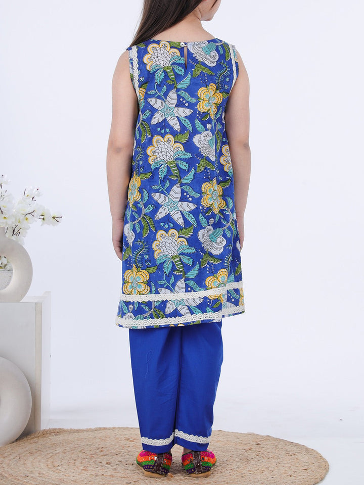 Suits & SetsSamrina Kurta Set Royal BlueKalp