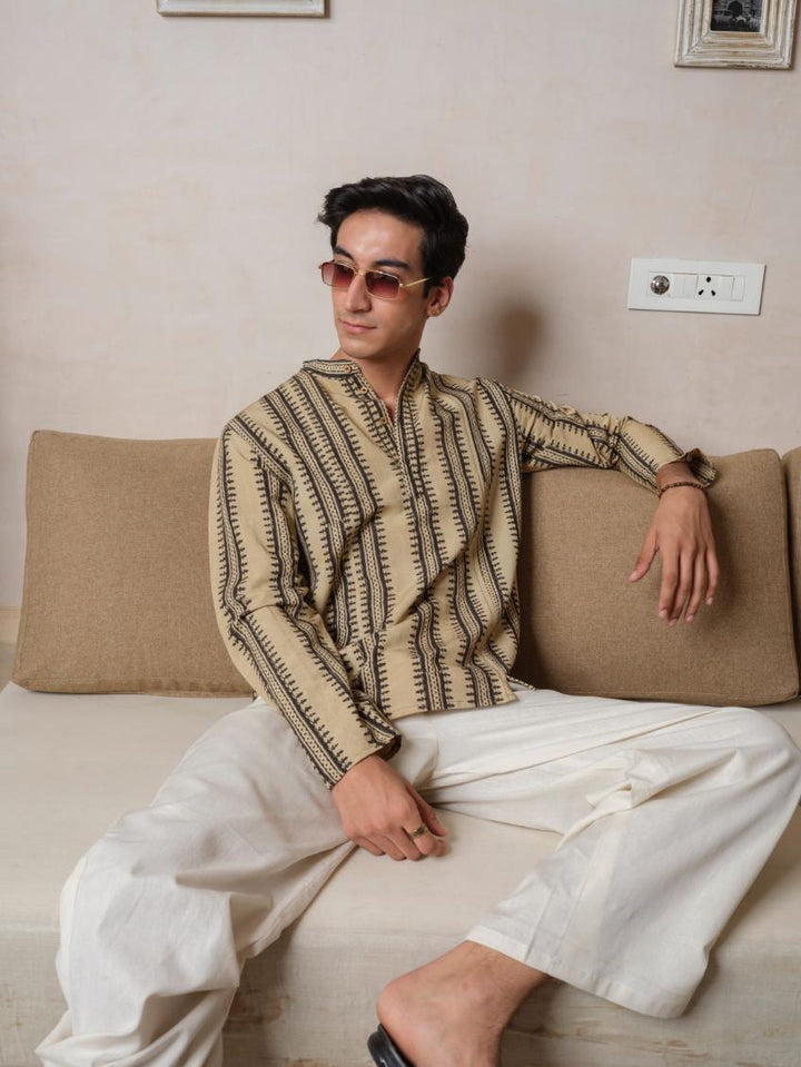 Shirts & T-shirtsSangatam – Hand Block Printed KurtaVasudhaa VastrramFlourish Planet