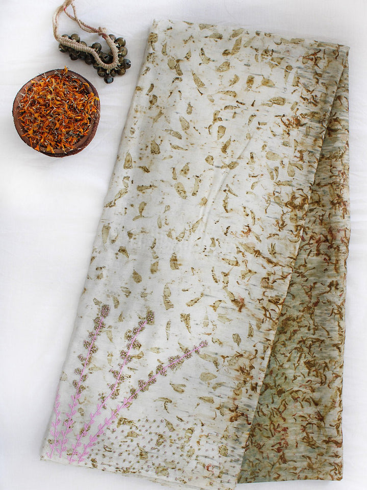 SareeSaraswati Khadi Tussar Cotton SareeBageeya