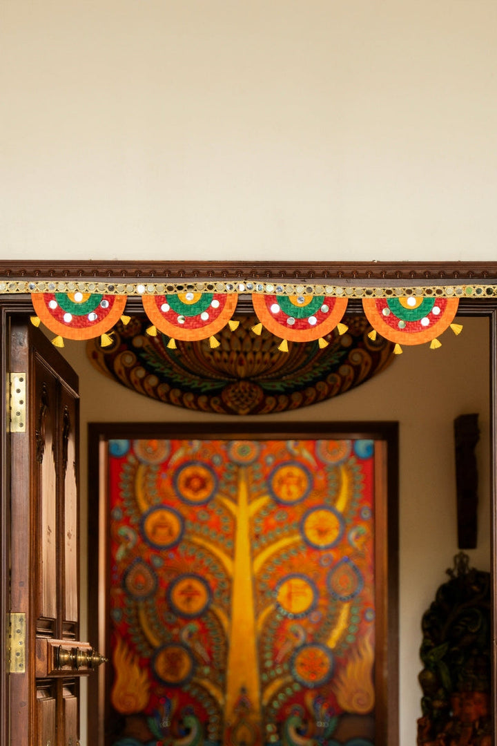 Home DecorSatrangi Handcrafted Bamboo ToranGreenkraftFlourish Planet