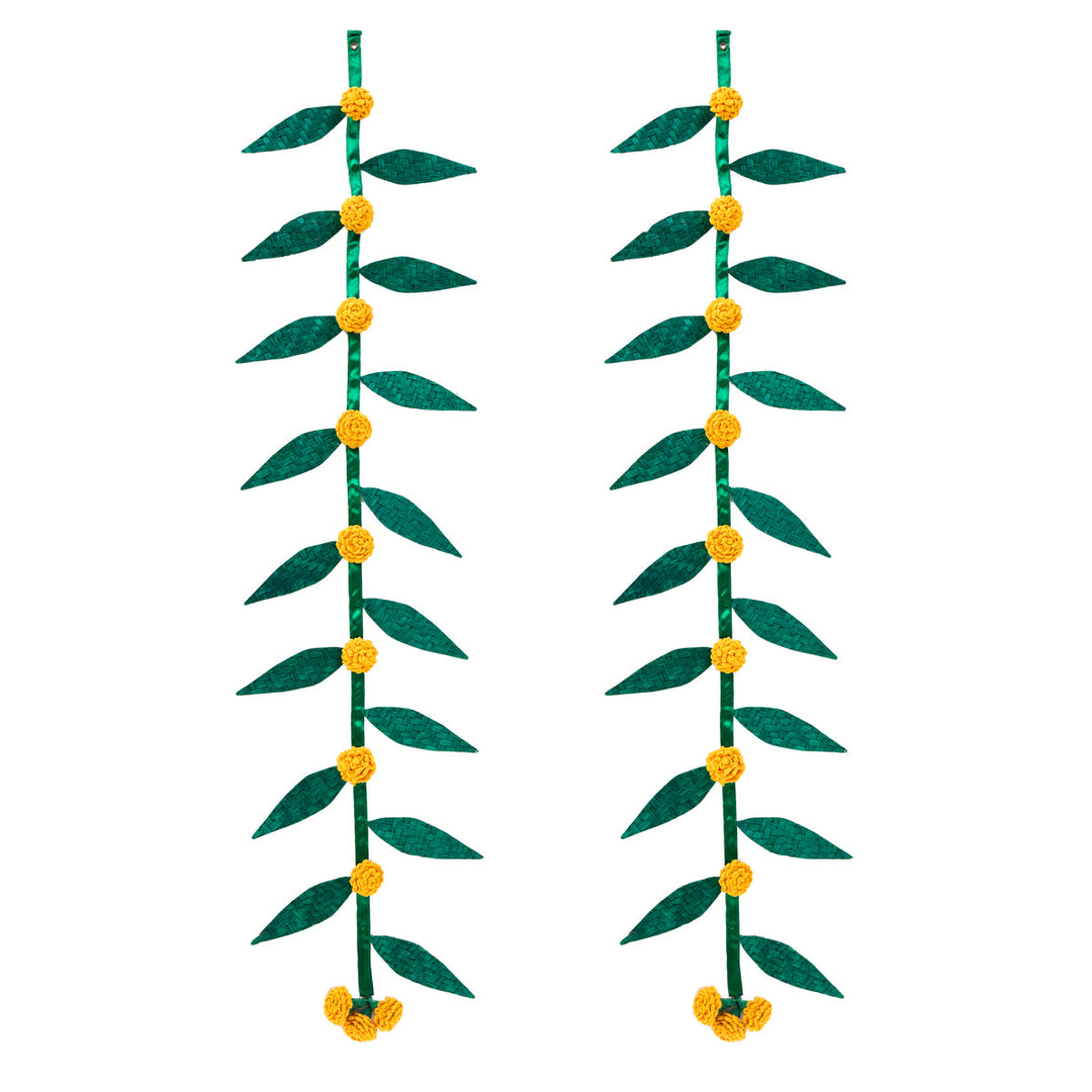 Home DecorShubh Handcrafted Bamboo Door / Wall Hanging set of 2GreenkraftFlourish Planet