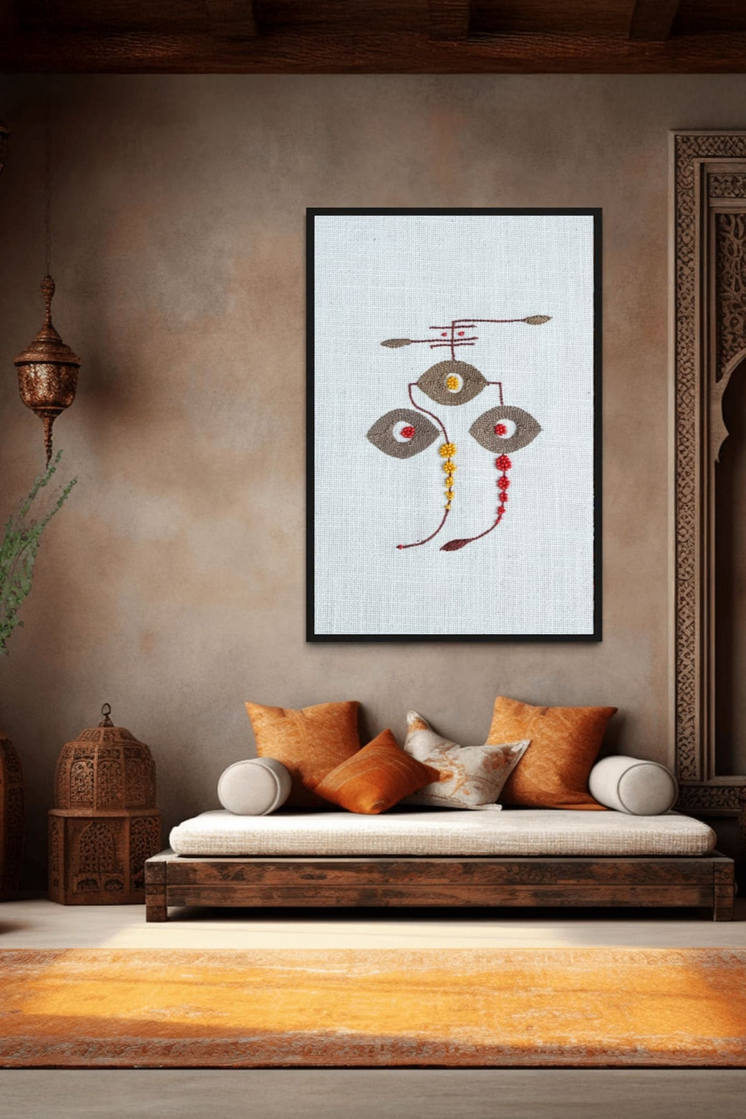 Home DecorSiddhipriya Ganesh: Bestower of boons and wishes Wall art UnframedVenusFlourish Planet