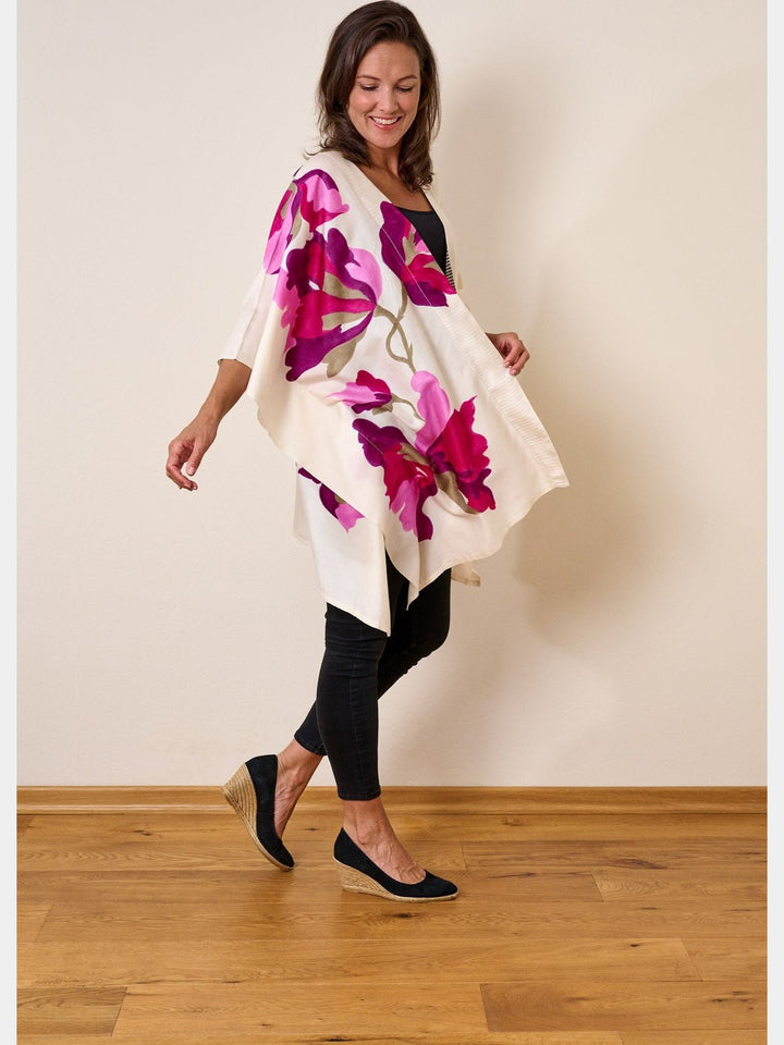 LoungewearSilk Kimono Fallen LeafUrban Medley