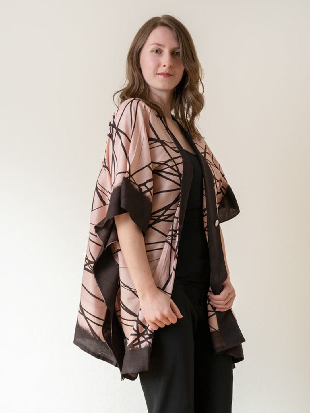 LoungewearSilk Kimono LatticeUrban Medley