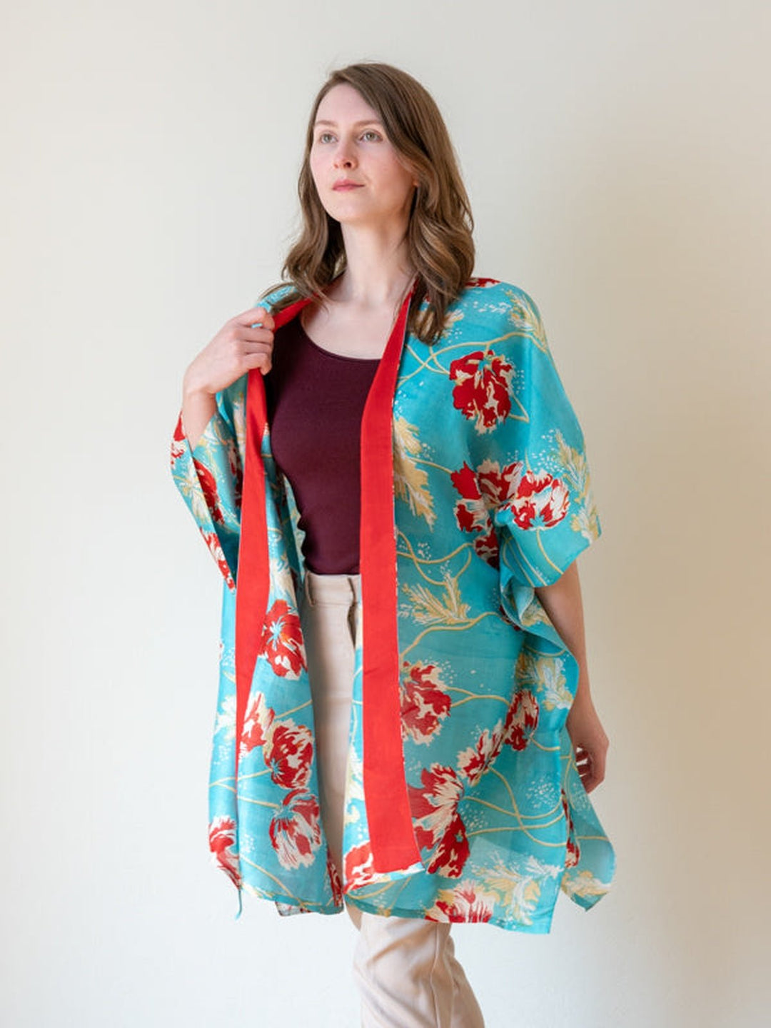 LoungewearSilk Kimono OpalUrban Medley