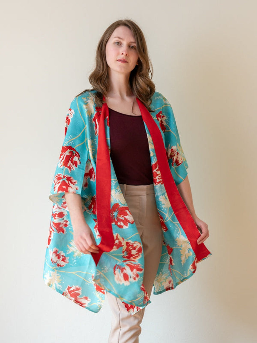 LoungewearSilk Kimono OpalUrban Medley