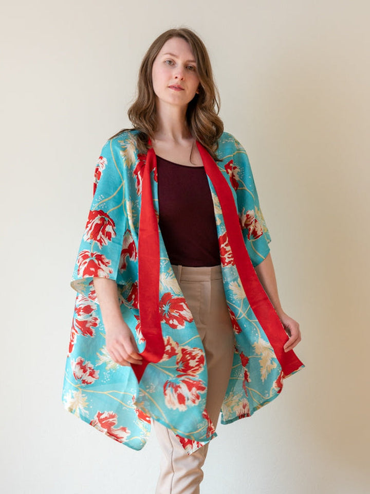 LoungewearSilk Kimono OpalUrban Medley