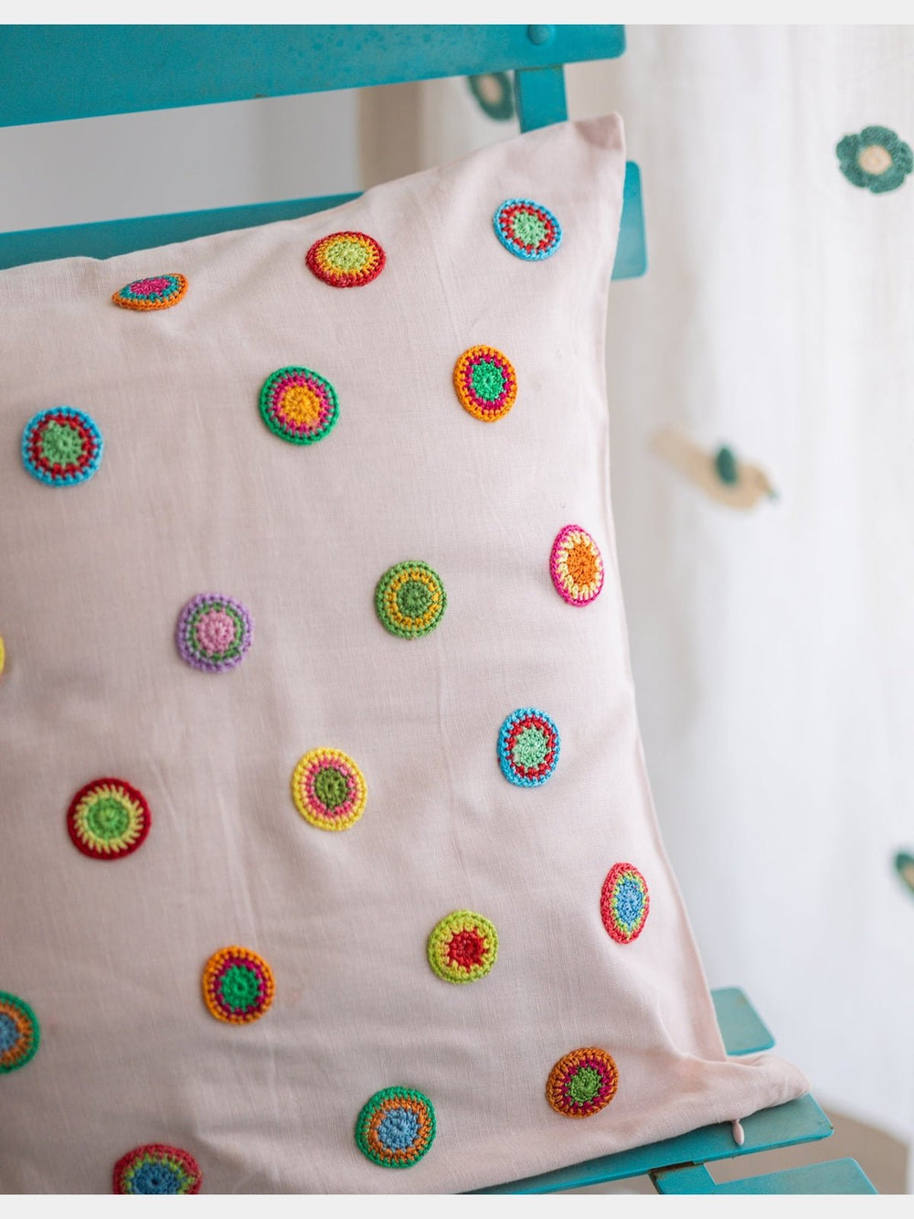 Bed and LivingSpring Drops Prakriti Cushion CoverSamoolam