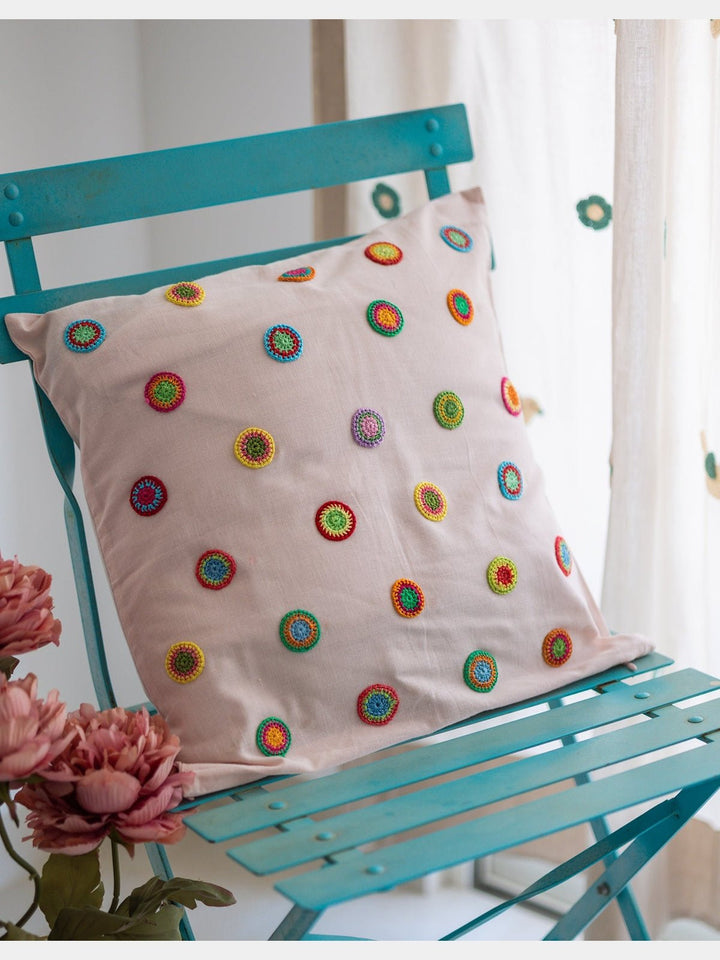 Bed and LivingSpring Drops Prakriti Cushion CoverSamoolam